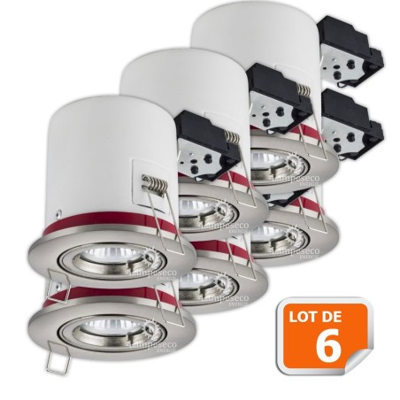 Révolutionnez votre éclairage avec nos supports de spot BBC automatiques en alu brossé !