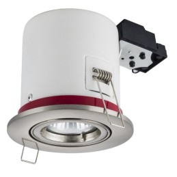 Éclairez votre intérieur avec style! Lot de 20 supports de spot BBC aluminium brossé orientable avec douille GU10 ref. 819