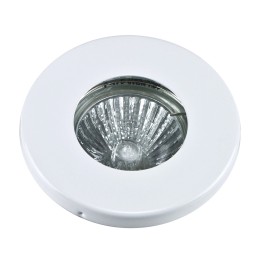 Spot Bain et Douche Etanche IP44 Blanc avec ampoule halogene GU10