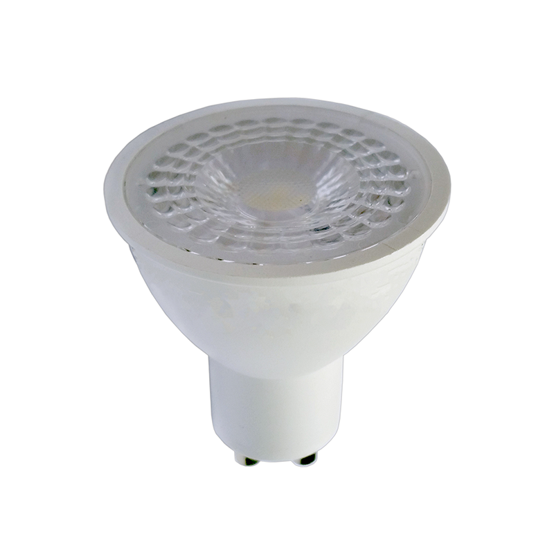 Spot Led GU10 angle 36° 7 watt (eq. 45 watt) Blanc Chaud 3000°K  Finition Grise 