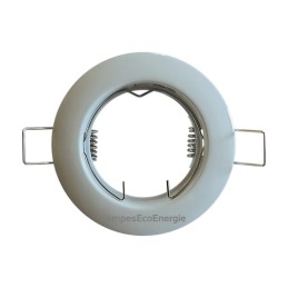 Éclairez votre intérieur avec style ! Découvrez notre lot de 20 fixations de spots encastrables Classic White Diamètre 77mm ref.