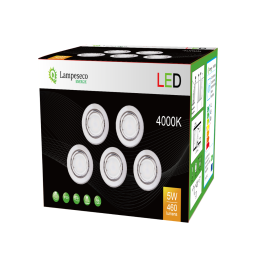 LOT DE 10 SPOT LED ENCASTRABLE COMPLETE ORIENTABLE ALU BROSSE AVEC AMPOULE GU10 230V eq. 50W