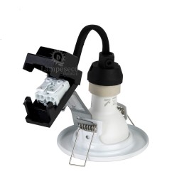 5 SPOTS LED DIMMABLE SANS VARIATEUR 7W eq.56w BLANC CHAUD ORIENTABLE