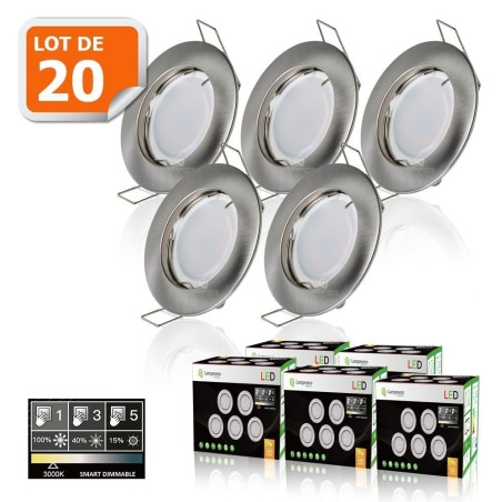 Éclairez Votre Vie Avec Nos Spots LED 3-Étapes Dimmables 7W!