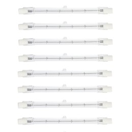 Lot de 10 ampoules halogènes 300W - Éclairez votre vie avec une lumière chaude 2800K gradable R7s!