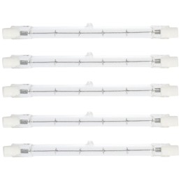 Éclairez votre vie avec Lot de 5 Ampoules halogène 300w R7s gradable - Lumière chaude 2800K