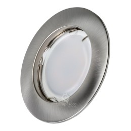 Lot de 6 Spot Led Encastrable Complete Alu Brossé Lumière Blanc Neutre 5W eq.50W ref.787