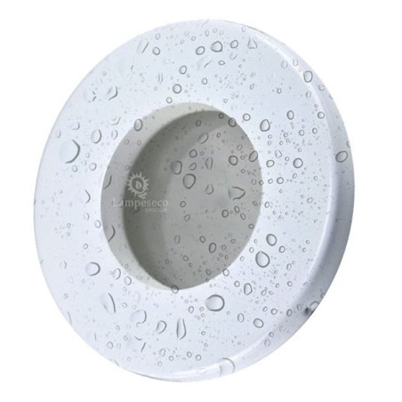 Spot Bain et Douche Etanche IP44 Blanc avec ampoule halogene GU10