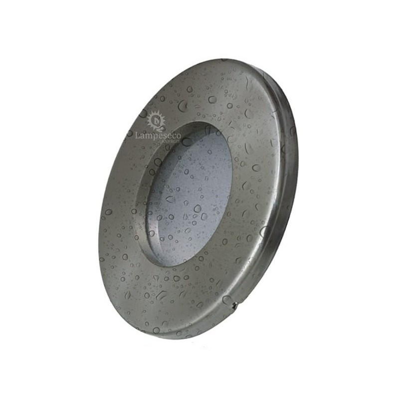 Spot Bain et Douche Etanche IP65 Nickel Satiné avec ampoule halogene MR16 (GU5.3) 12V