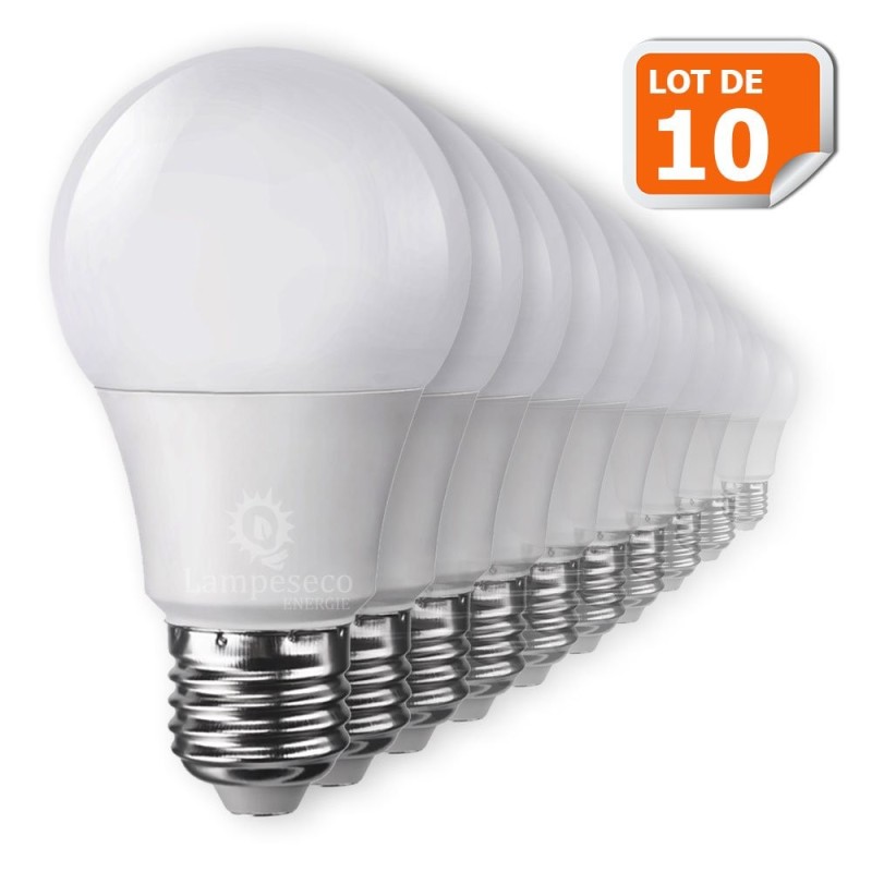 V-TAC Ampoule LED Culot E27 10W (éq. 60W) 806lm angle 200° lumière blanc neutre
