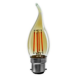 Éclairez votre intérieur avec cette ampoule led à filament doré 4W (éq. 42W) B22!