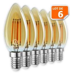 Économisez 80% sur votre facture d\'électricité avec ces 6 ampoules LED dorées à filament