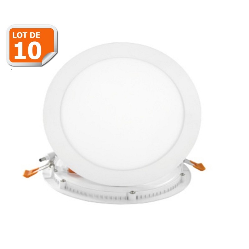 Spot Encastrable LED Downlight Panel Extra-Plat 18W Blanc Froid 6000K
