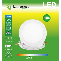 Spot Encastrable LED Downlight Panel Extra-Plat 18W Blanc Froid 6000K