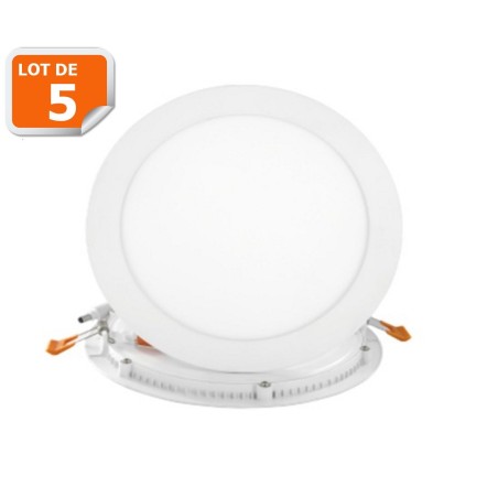 Spot Encastrable LED Downlight Panel Extra-Plat 18W Blanc Froid 6000K