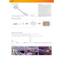 Transformez votre intérieur en un spectacle lumineux avec les bandes RGB WiFi compatibles Alexa et Google!