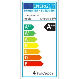 Révolutionnez votre éclairage avec ce lot de 10 ampoules LED Flamme Filament doré 4W (éq. 42W) E14