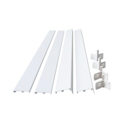 Transformez votre plafond en chef-d\'œuvre avec notre Kit de pose en saillie dalle LED 600x600 blanc!
