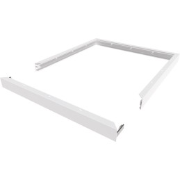 Transformez votre plafond en chef-d\'œuvre avec notre Kit de pose en saillie dalle LED 600x600 blanc!