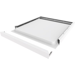 Transformez votre plafond en chef-d\'œuvre avec notre Kit de pose en saillie dalle LED 600x600 blanc!