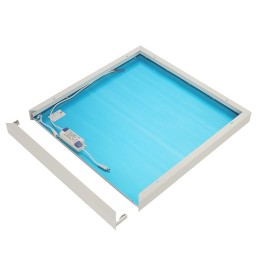 Transformez votre plafond en chef-d\'œuvre avec notre Kit de pose en saillie dalle LED 600x600 blanc!