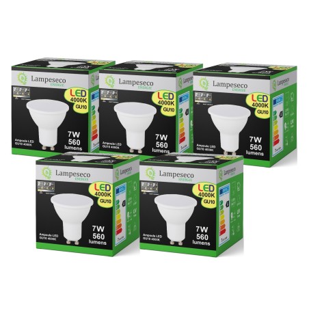 Ampoule LED GU10 7W \"SMART DIMMABLE\" dimmable sans variateur à 3 niveaux sans variateur.