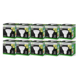 Ampoule LED GU10 7W \"SMART DIMMABLE\" dimmable sans variateur à 3 niveaux sans variateur.