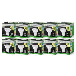 Transformez votre éclairage avec 10 ampoules LED GU10 7W 3-étapes dimmable - blanc chaud 3000K