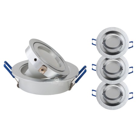 Lot de  3 spot led encastrable orientable 5w eq. 50w, blanc froid ref.64856000