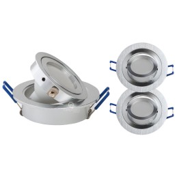 Lot de 2 spot led encastrable orientable 5w eq. 50w, blanc froid ref.64856000