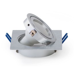 Éclairez votre maison avec style: Lot de 5 Spot led encastrable orientable carré 5w eq. 50w, blanc chaud