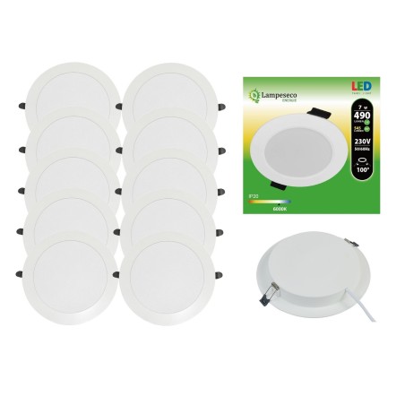 Éclairez votre intérieur avec 20 Spots LED Extra-Plats 7W Blanc Froid !