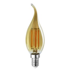 Ampoule décorative led à filament Doré 4 watt (éq. 42 Watt) Culot E14