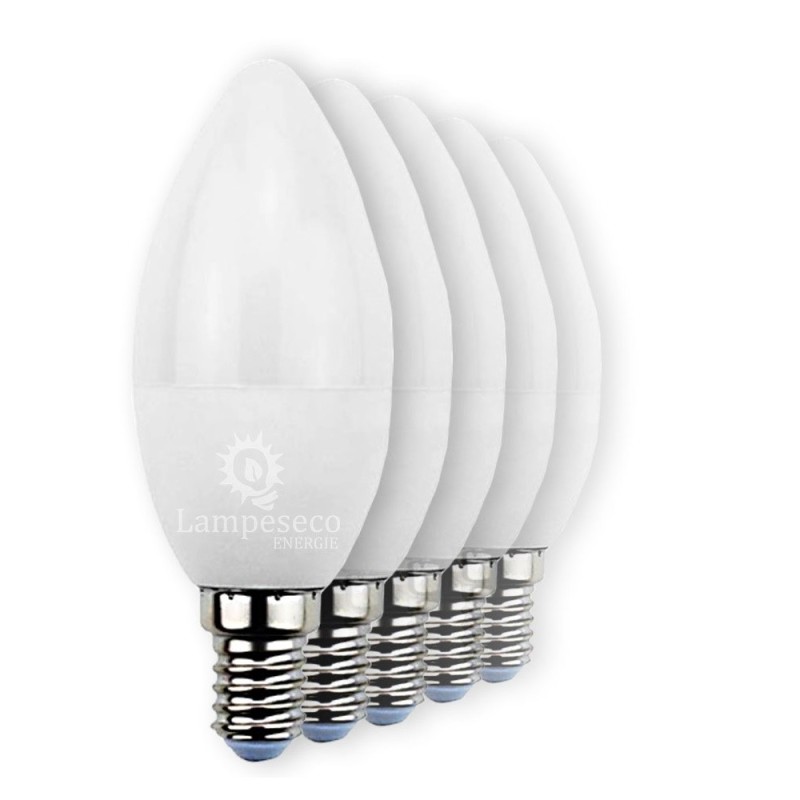 Éclairez votre maison avec style : Lot de 3 Ampoules LED bougie E14 6W 480 lm Blanc Chaud!