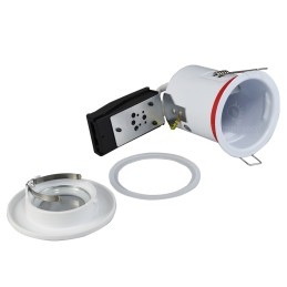 Lot 15 Support Spot BBC Etanche IP65 Blanc - Douille GU10 830W