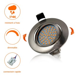 Éclairez votre salle de bain avec style - LED Encastrable Extra Plat