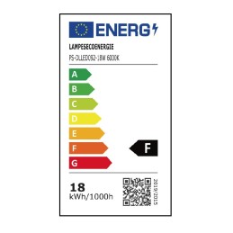Spot Encastrable LED Downlight Panel Extra-Plat 18W Blanc Froid 6000K