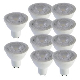 Éclairez vos espaces de vie avec nos ampoules Led GU10 7W - 10 Pack!