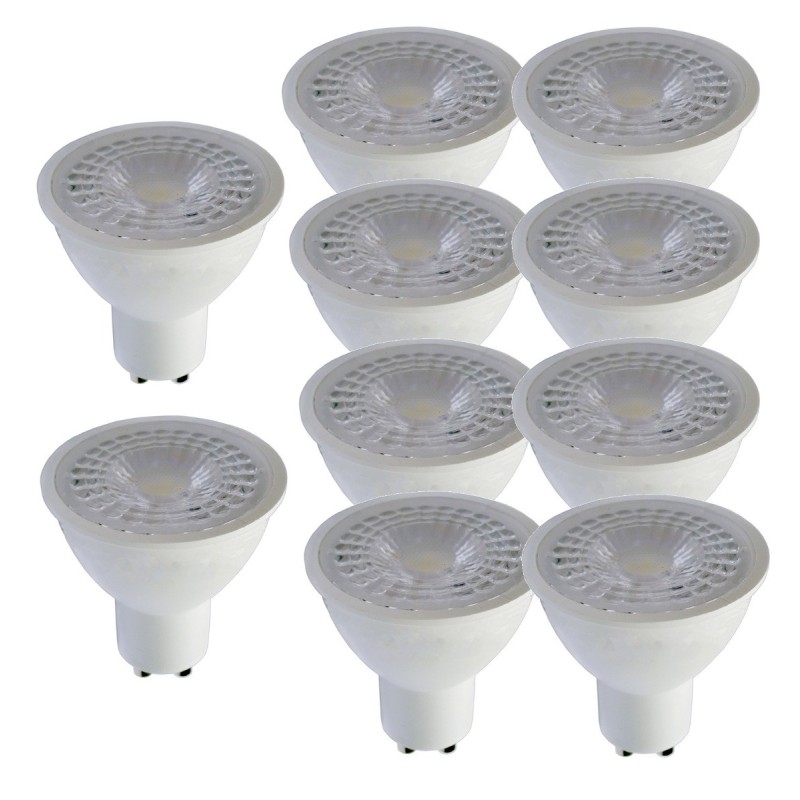 Éclairez vos espaces de vie avec nos ampoules Led GU10 7W - 10 Pack!