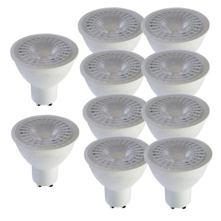 Éclairez vos espaces de vie avec nos ampoules Led GU10 7W - 10 Pack!