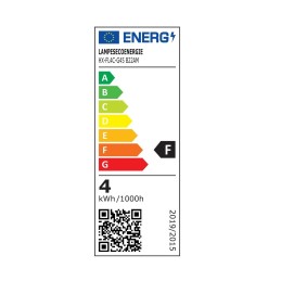 Éclairez votre maison avec style! Lot de 6 ampoules Led filament G45 4W culot B22