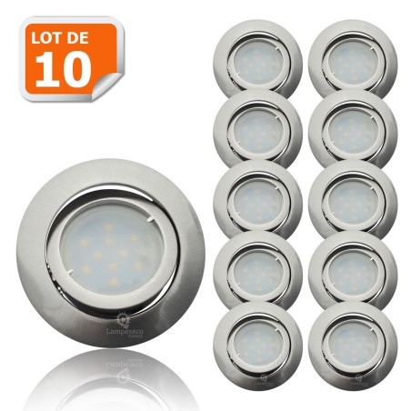 Transformez votre intérieur avec ces 10 Spots LED Satinés exceptionnels!