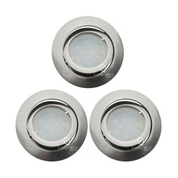 Spot Led Encastrable Complete Satin Orientable lumière Blanc Neutre