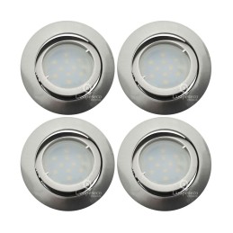 Spot Led Encastrable Complete Satin Orientable lumière Blanc Neutre
