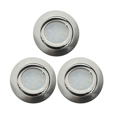 Spot Led Encastrable Complete Satin Orientable lumière Blanc Neutre