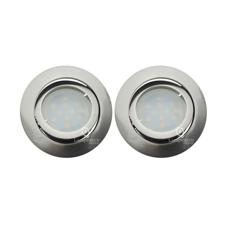 Spot Led Encastrable Complete Satin Orientable lumière Blanc Neutre