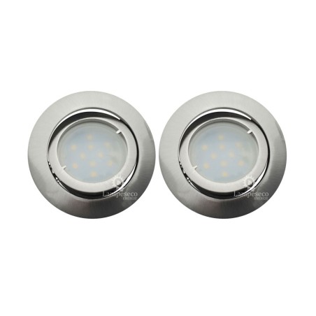 Spot Led Encastrable Complete Satin Orientable lumière Blanc Neutre
