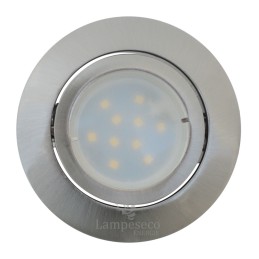 Spot Led Encastrable Complete Satin Orientable lumière Blanc Neutre
