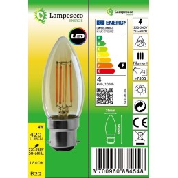 Transformez votre éclairage avec ces ampoules LED flamme dorées!