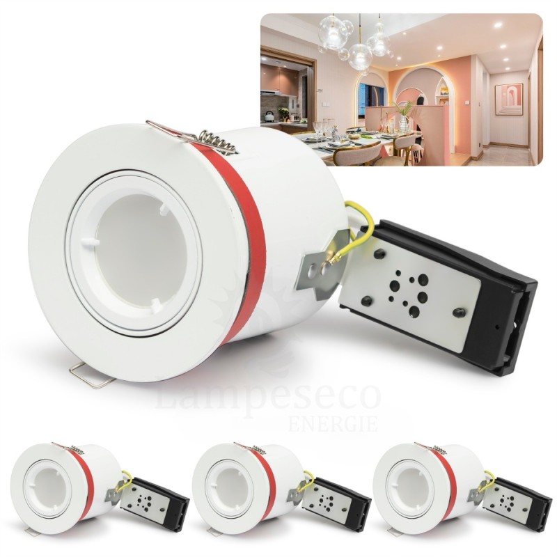 Éclairage de pointe: Spot BBC orientable diametre 100mm avec douille GU10 automatique